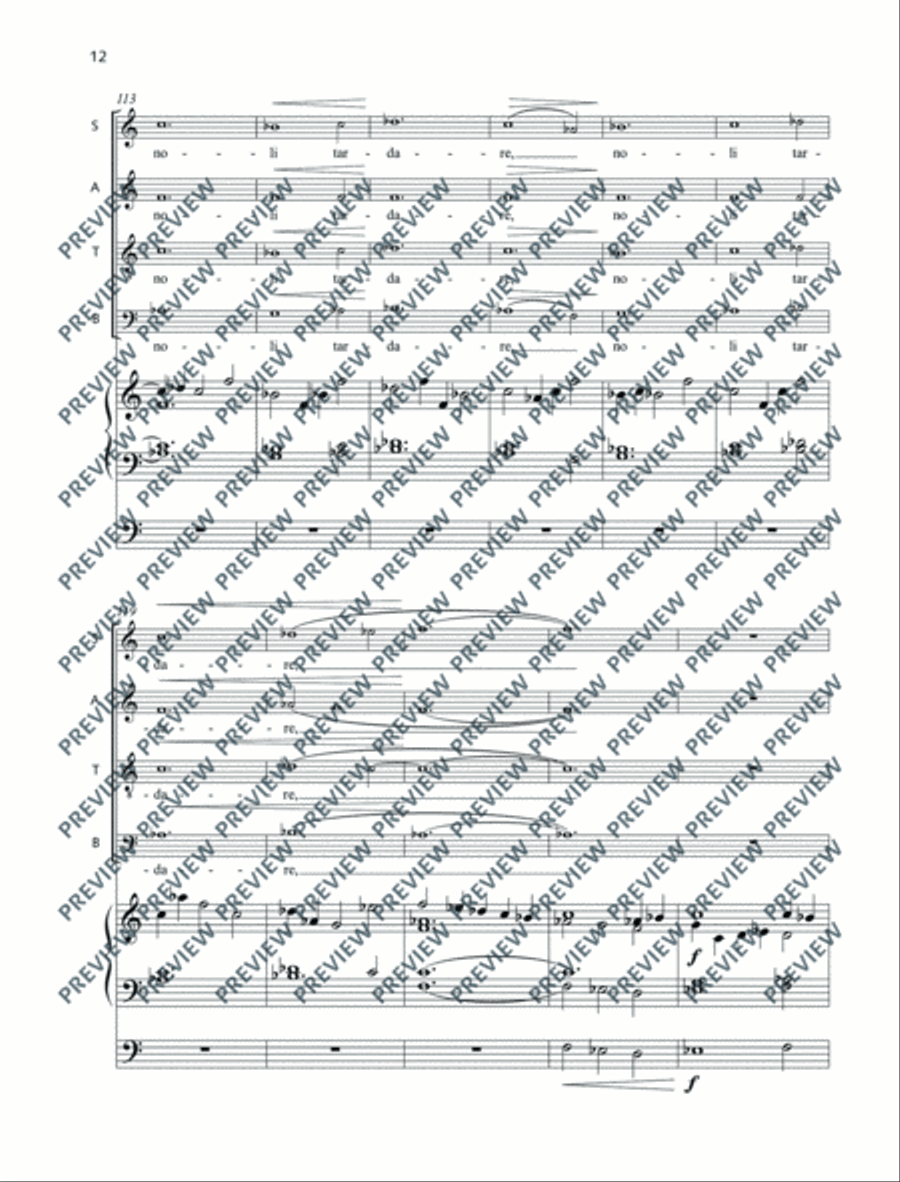 Veni Domine Veni Domine 4-Part scores gallery preview page 13