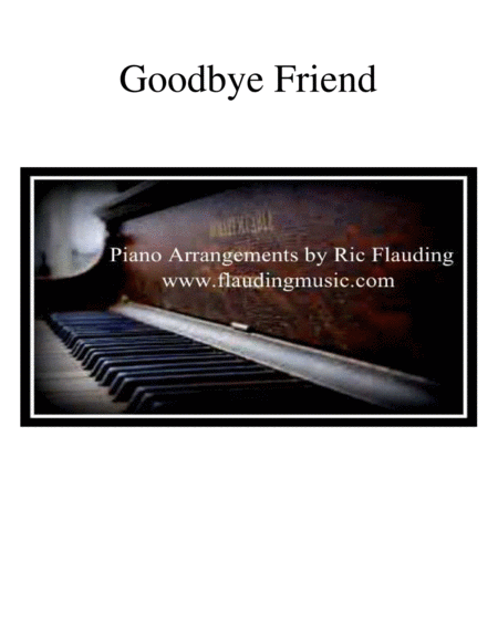 Goodbye Friend (Piano) image number null