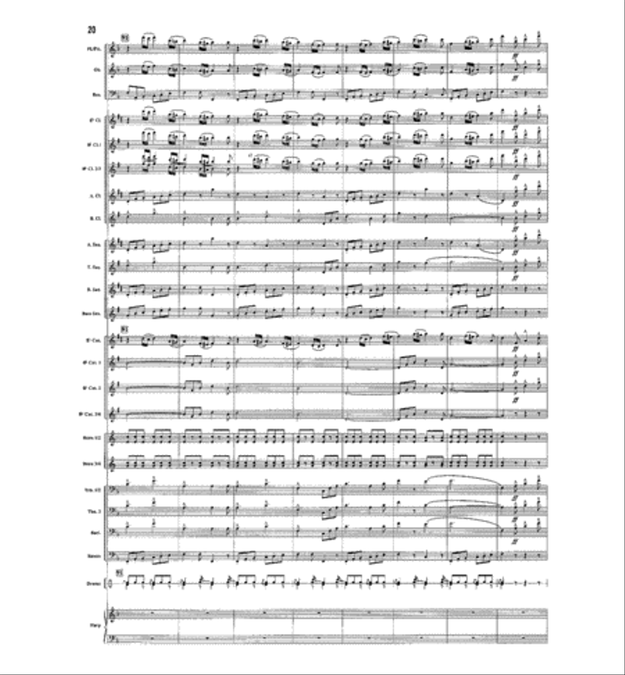 Semper Fidelis Semper Fidelis Concert Band scores gallery preview page 13
