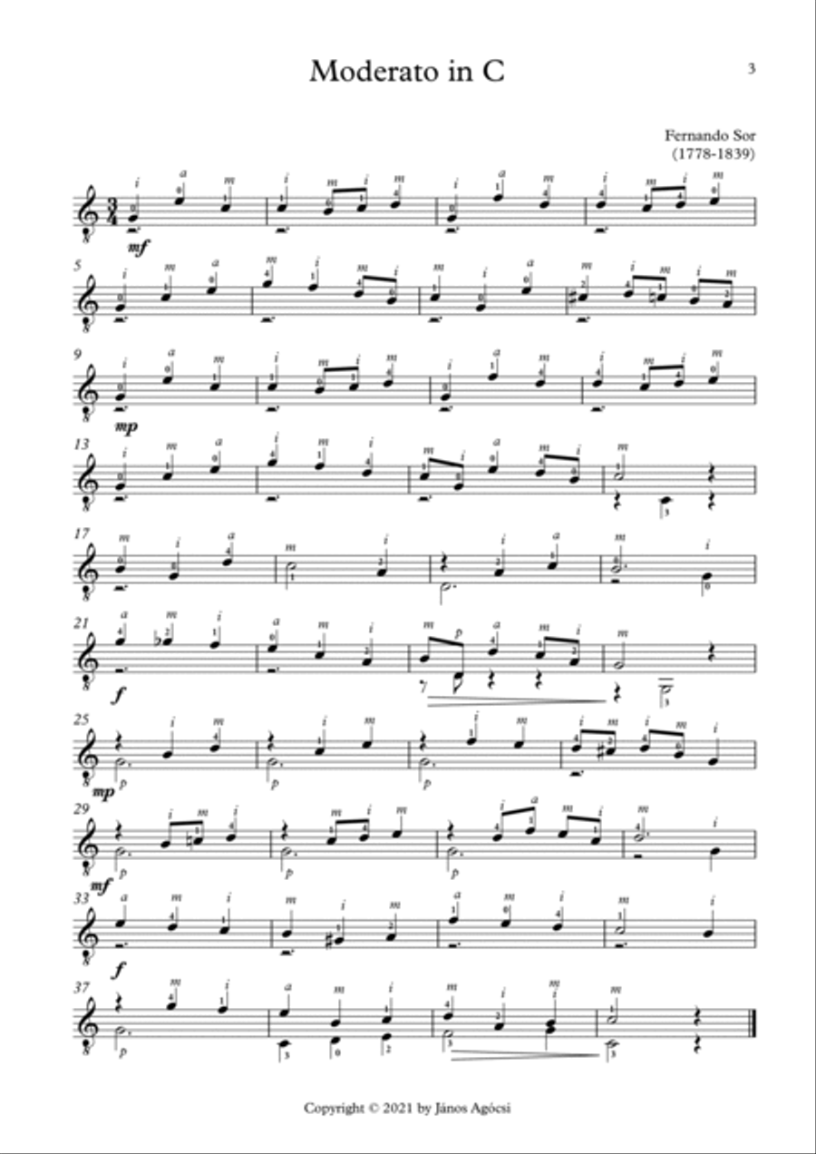 Progressive Pieces For Classical Guitar Acoustic Guitar scores gallery preview page 4