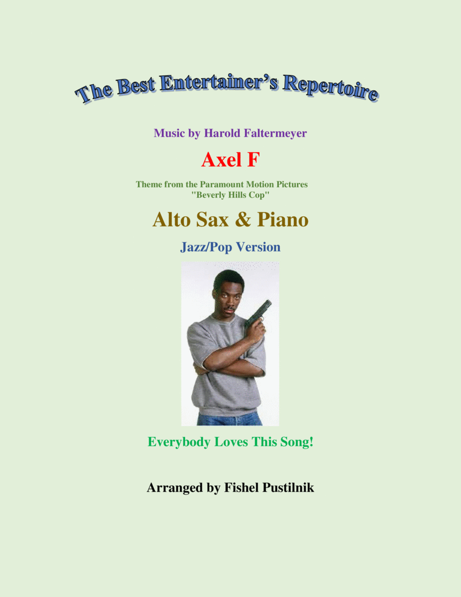 Axel F Woodwind Duet scores gallery preview page 1