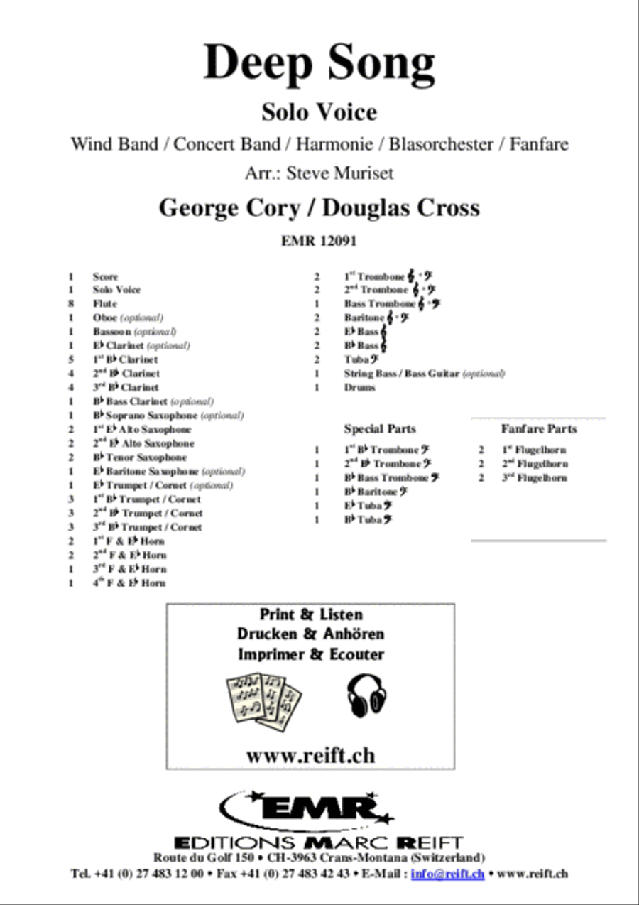 Deep Song Deep Song Concert Band scores gallery preview page 2