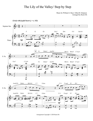 THE LILY OF THE VALLEY-STEP BY STEP (Hymn Arrangement for Piano and Sop. Saxophone)