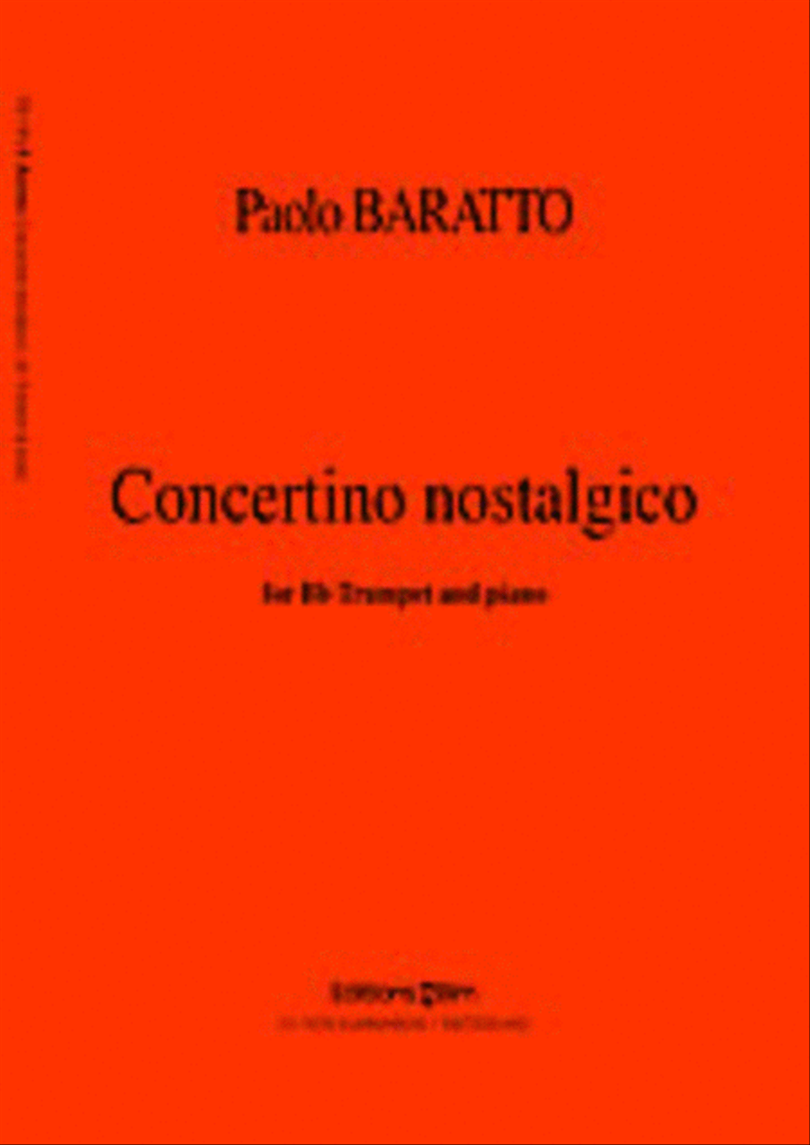 Concertino nostalgico Trumpet Solo scores gallery preview page 1