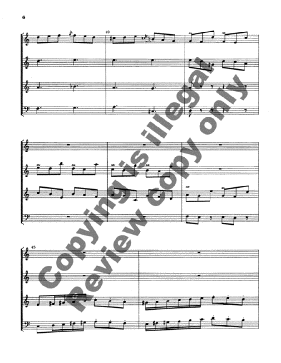 Pastorale Pastorale 4-Part scores gallery preview page 9