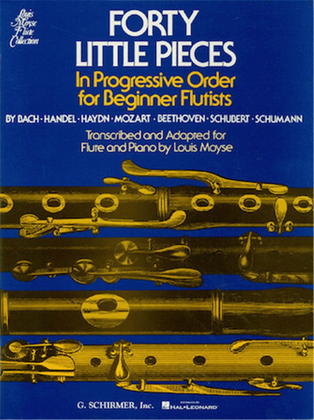 Book cover for Forty Little Pieces In Progressive Order