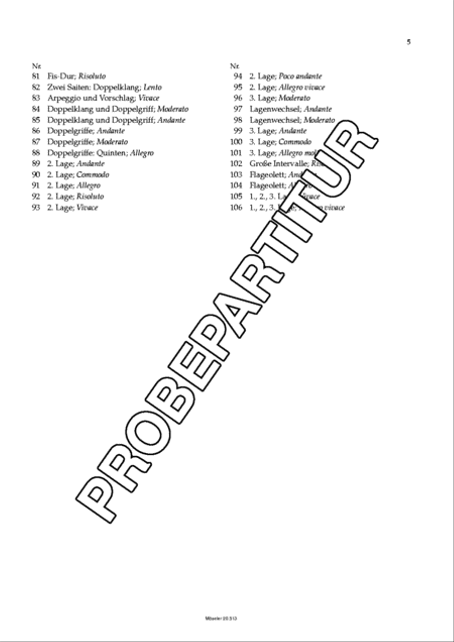 106 etudes for the viola lessons Viola Solo scores gallery preview page 6