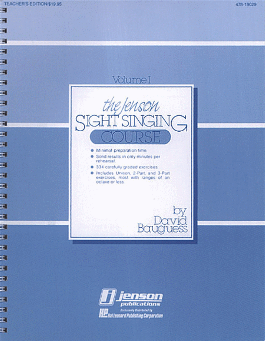 The Jenson Sight Singing Course (Vol. I) Choir scores gallery preview page 1