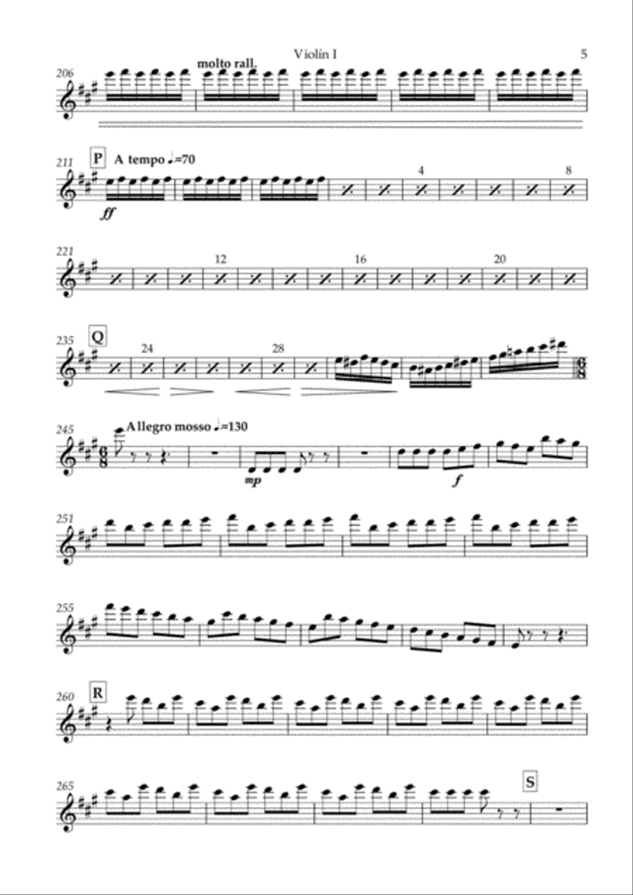 La Boda de Luis Alonso - G. Gimenez - For String Quartet (Parts) String Quartet scores gallery preview page 5