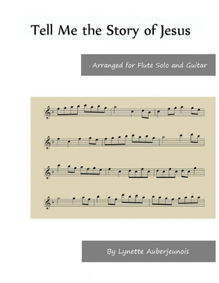 Tell Me the Story of Jesus - Flute Solo with Guitar Chords