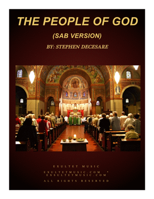 Book cover for The People Of God (SAB)