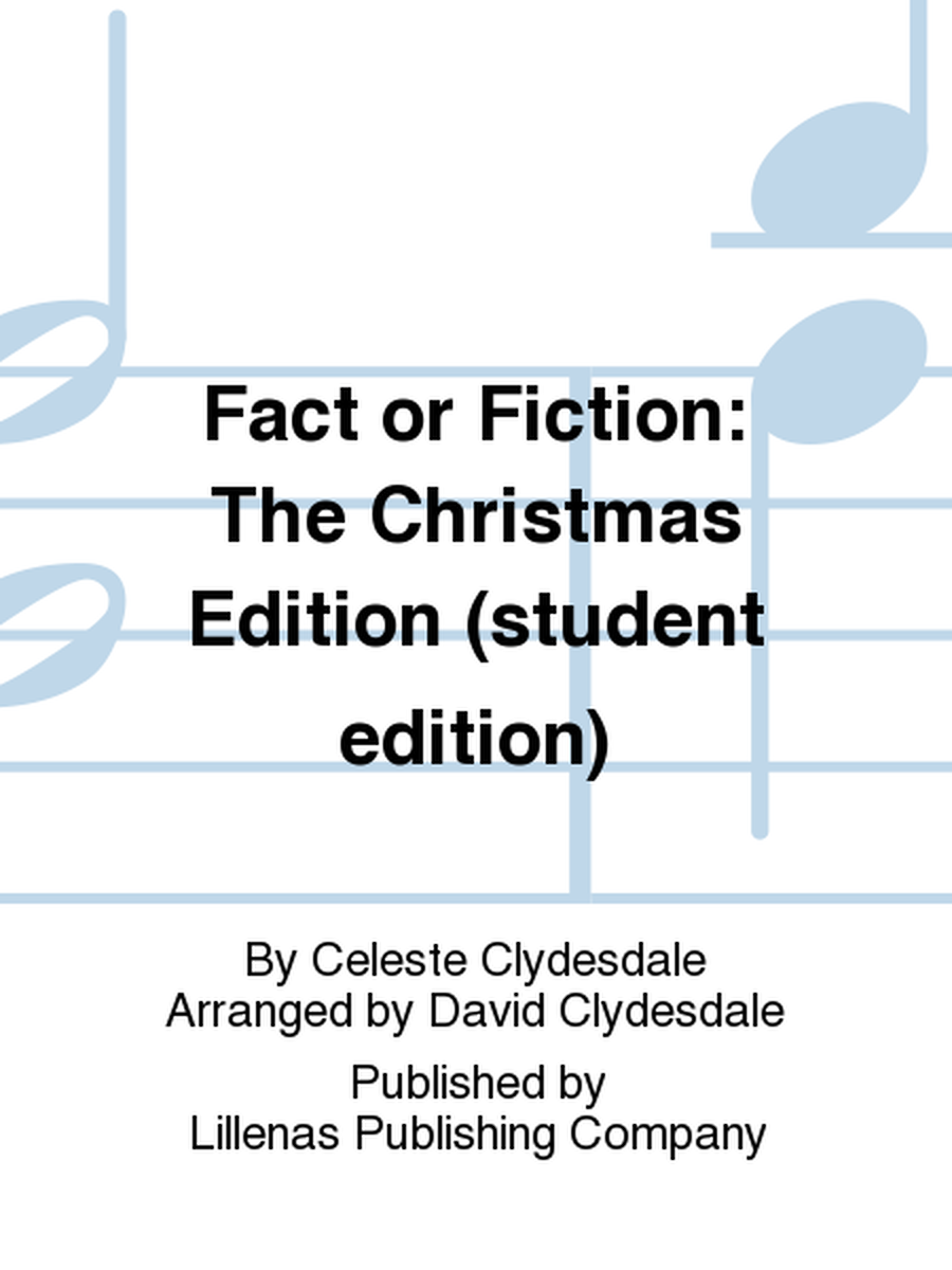 Fact or Fiction: The Christmas Edition (student edition) image number null