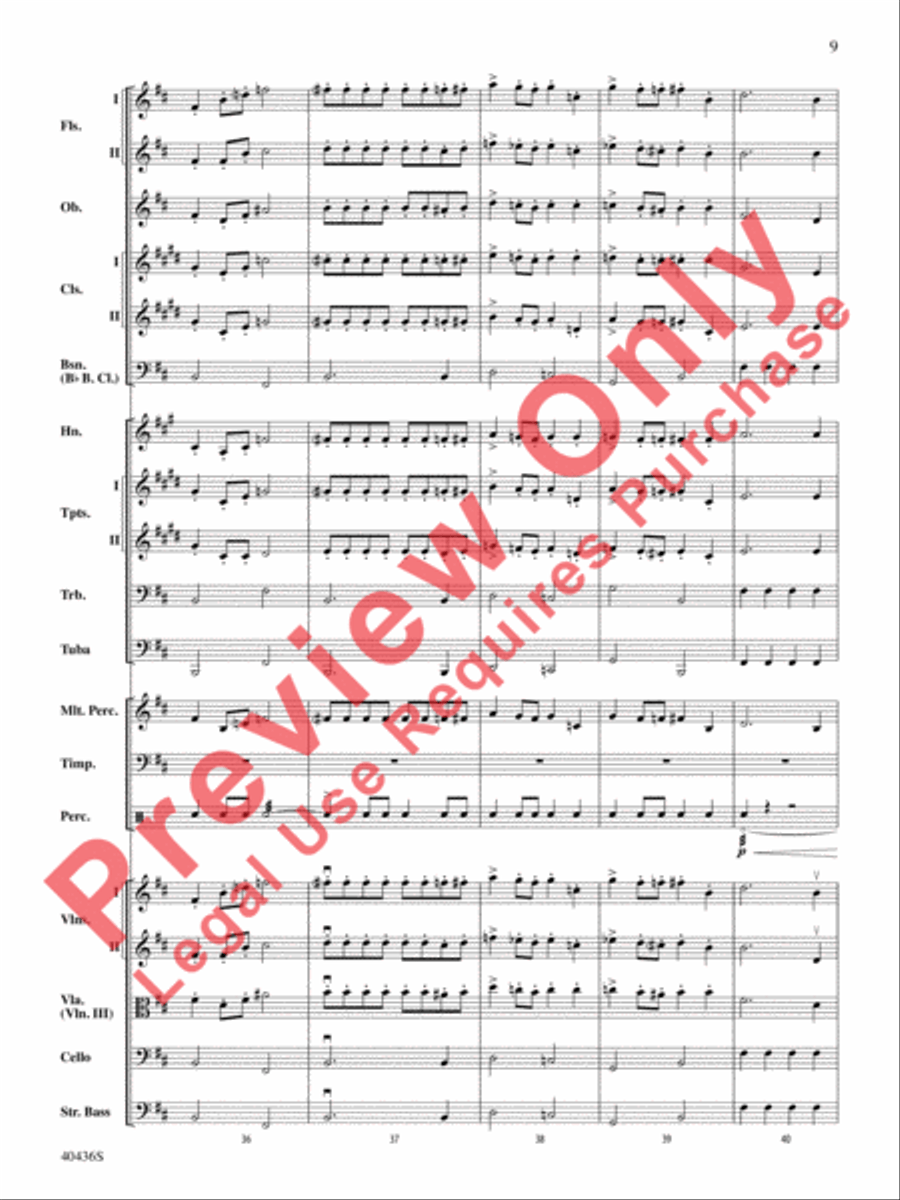 The Magic of Harry Potter Full Orchestra scores gallery preview page 10