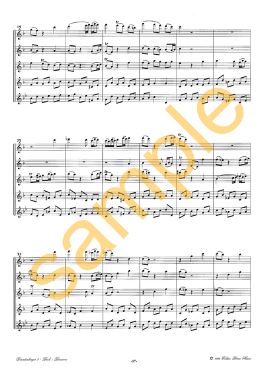 2nd Brandenburg Concerto 2nd Brandenburg Concerto Flute Choir scores gallery preview page 12