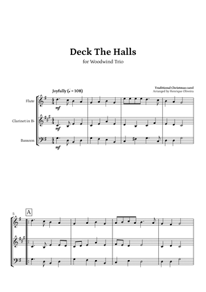 Deck The Halls (Flute, Clarinet and Bassoon) | Christmas Carol