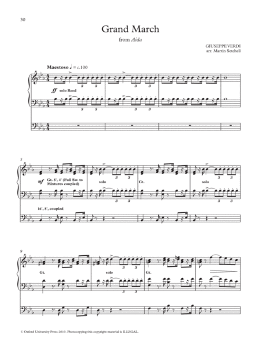 A Verdi Organ Album Organ Solo scores gallery preview page 9