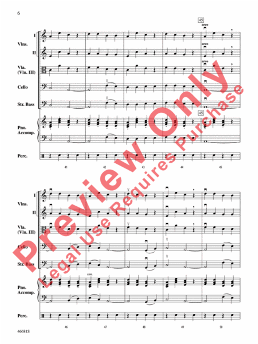 Barnburner String Orchestra scores gallery preview page 7