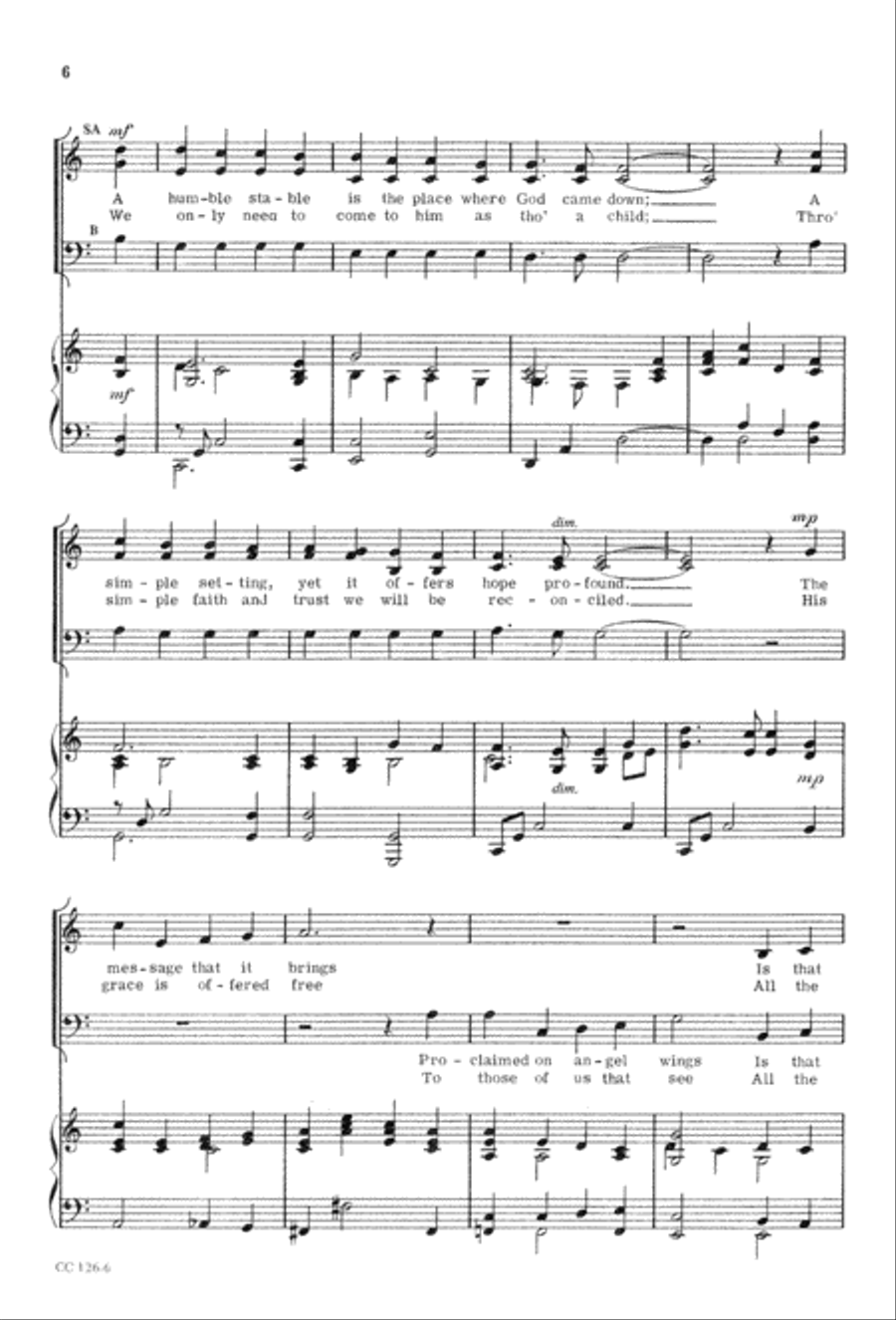 A Simple Christmas 3-Part scores gallery preview page 8