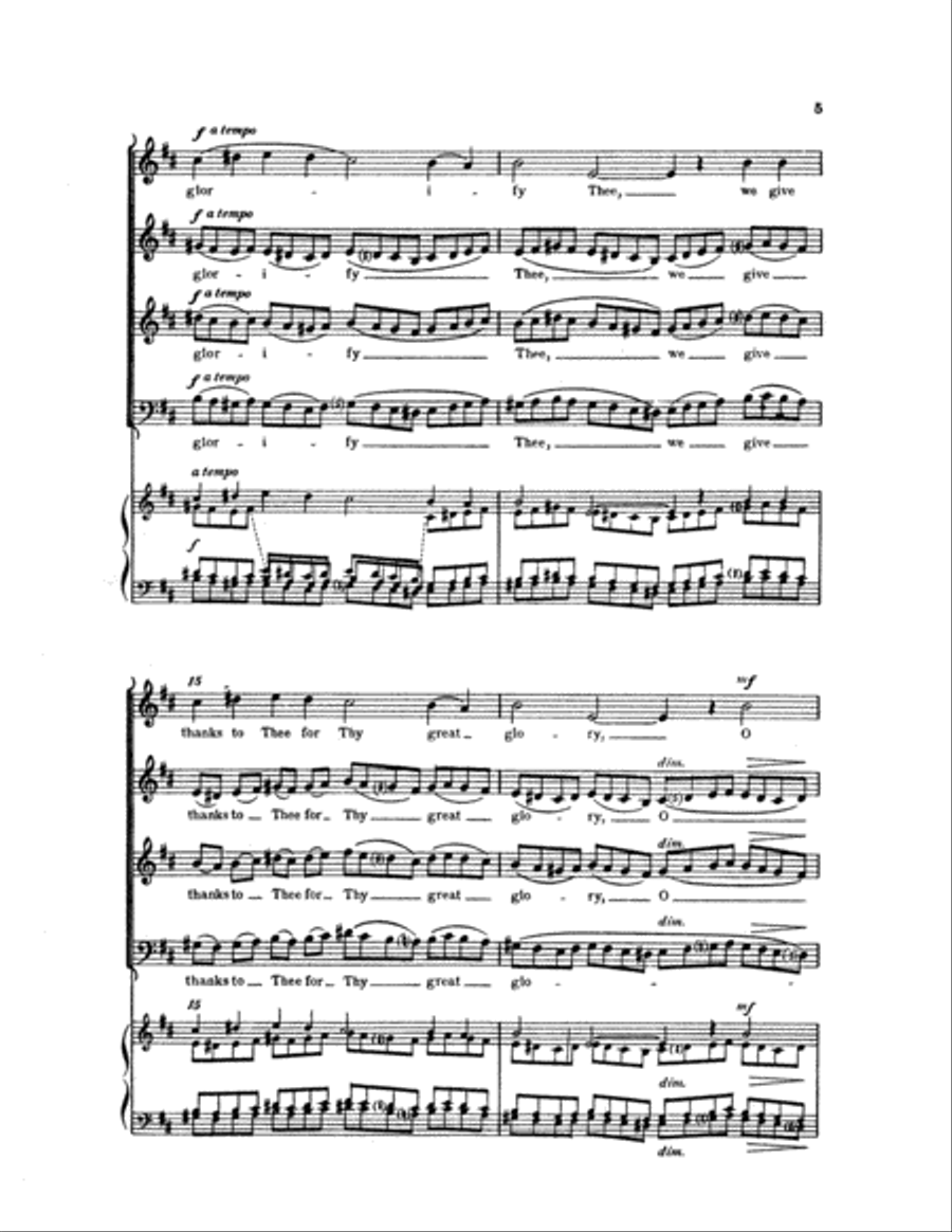 Gloria Divisi scores gallery preview page 5