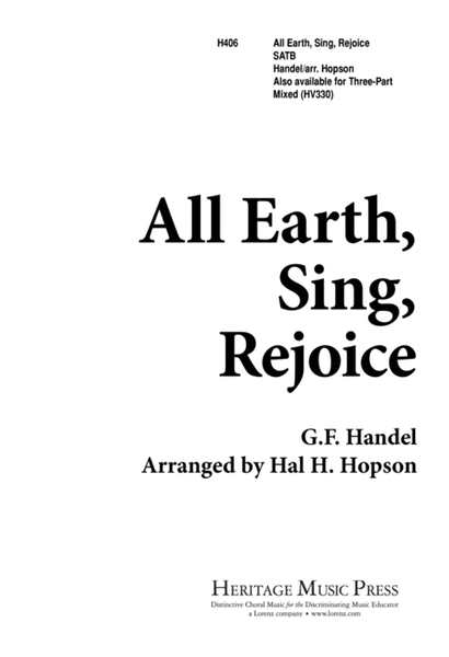 All Earth Sing Rejoice