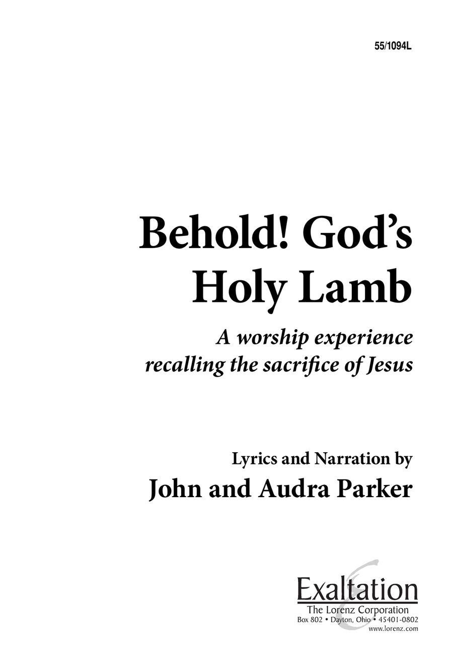 Behold! God's Holy Lamb by Mark Hayes 3-Part - Digital Sheet Music
