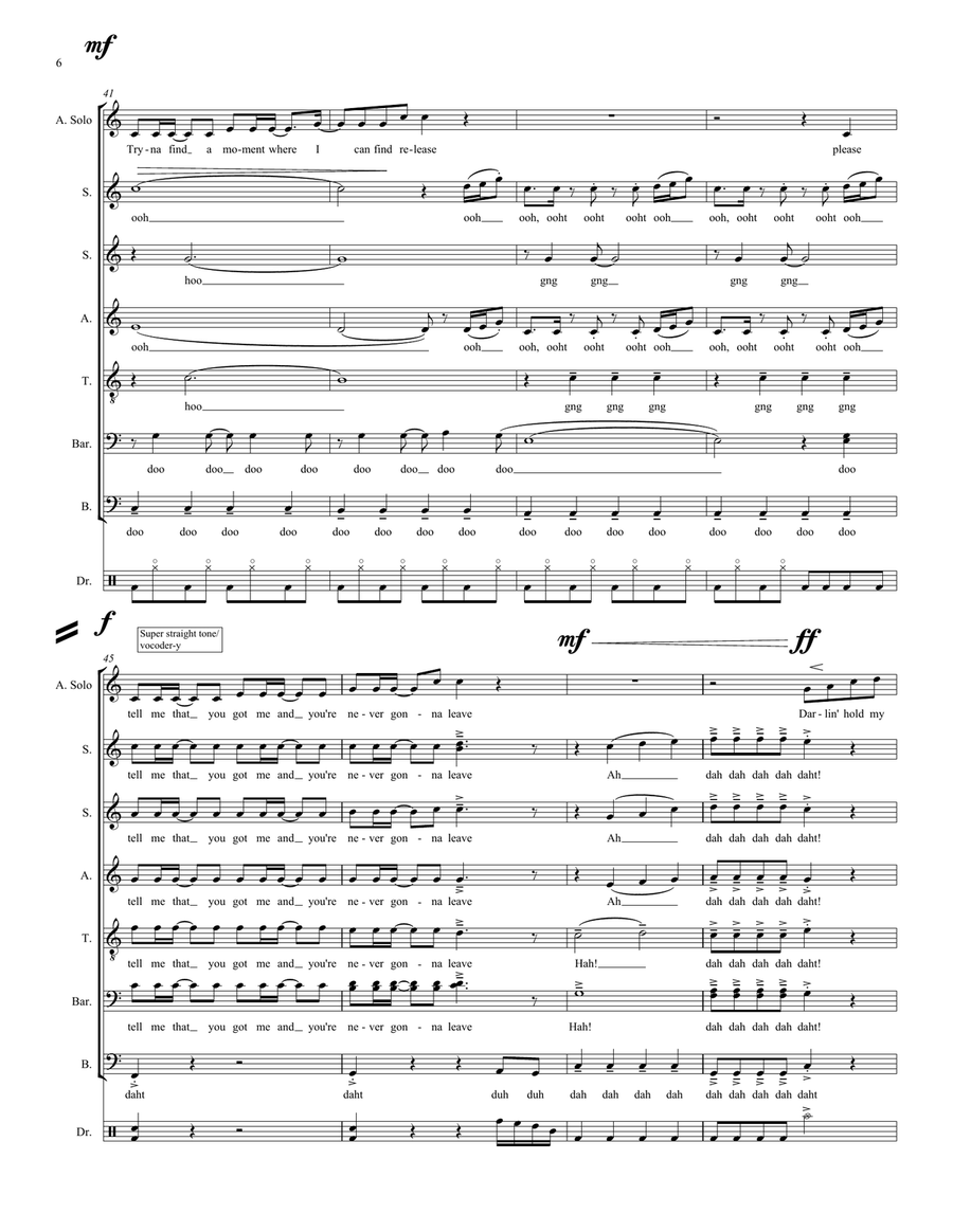 Hold My Hand Hold My Hand Divisi scores gallery preview page 6
