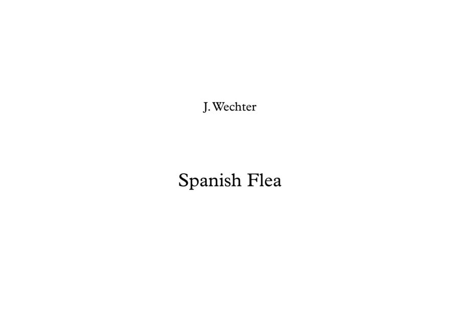 Spanish Flea Spanish Flea Percussion Ensemble scores gallery preview page 1