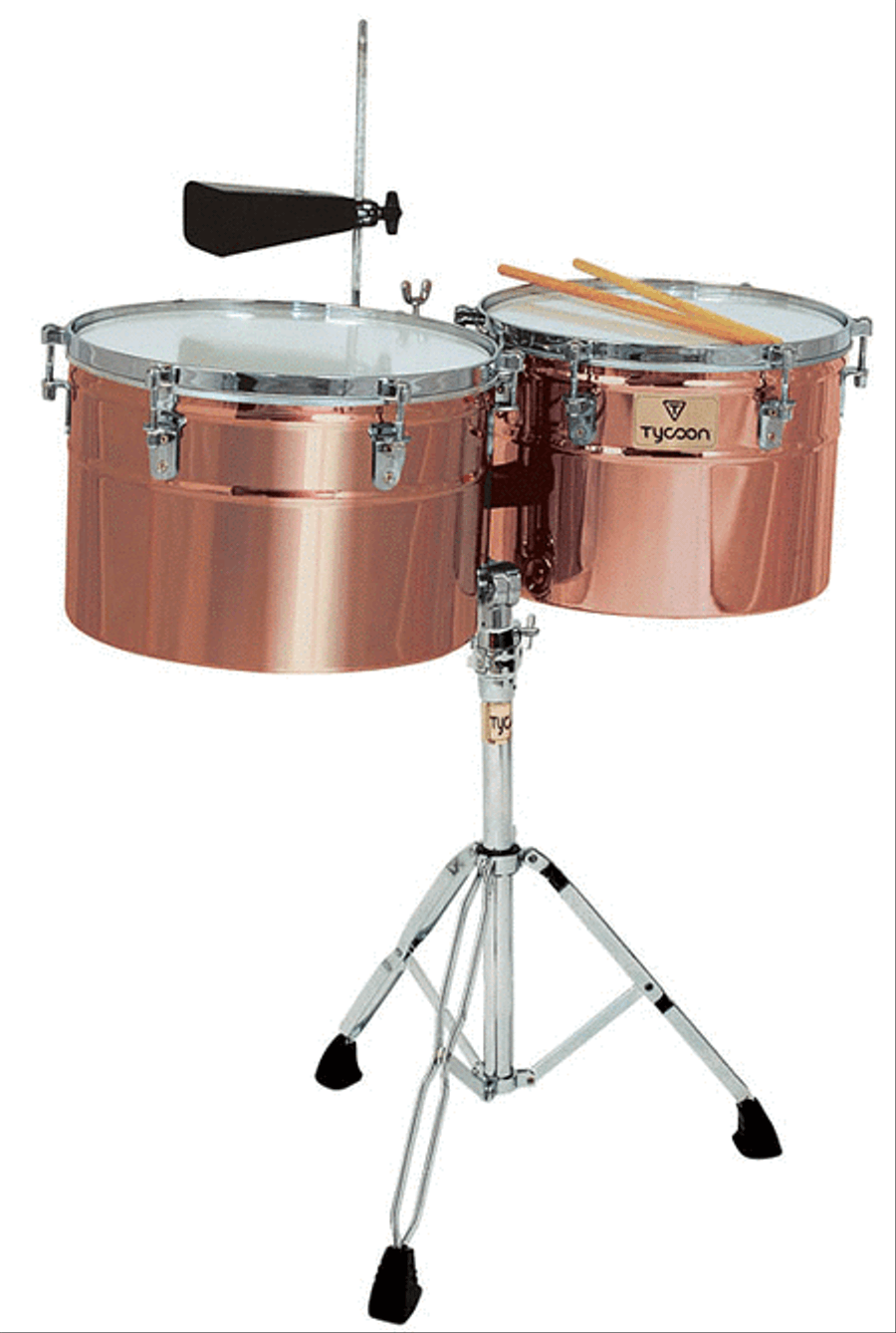 Extra-Deep Shell Antique Copper Timbales Drums & Percussion Instruments scores gallery preview page 2