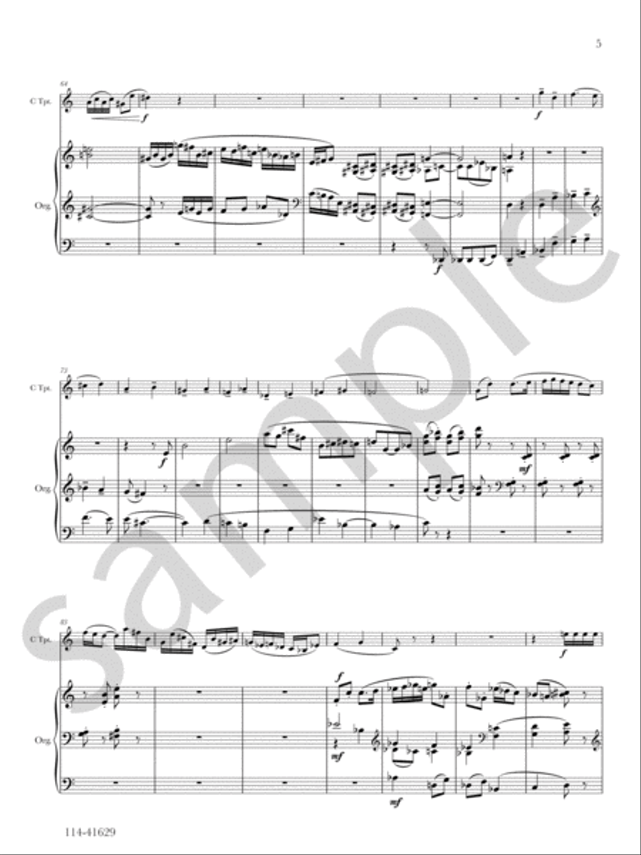 Let The Trumpet Sound Chamber Music scores gallery preview page 6