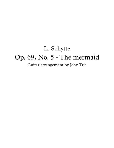 Opus 69, No. 5 - the Mermaid image number null