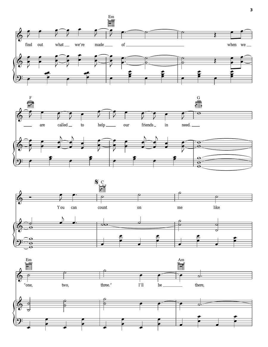 Count On Me Acoustic Guitar scores gallery preview page 3