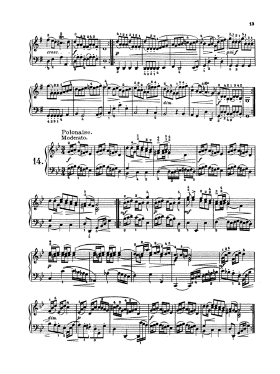 Bach: Twenty Easy Pieces from the Anna Magdalena Notenbuch Piano Solo scores gallery preview page 1