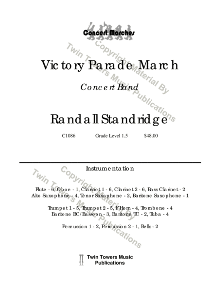 Victory Parade Concert Band scores gallery preview page 2