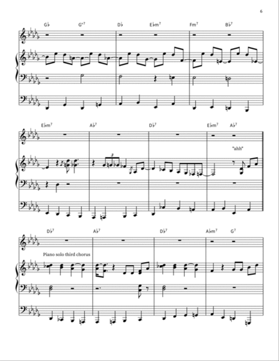 Doodlin' Doodlin' Jazz Ensemble scores gallery preview page 6