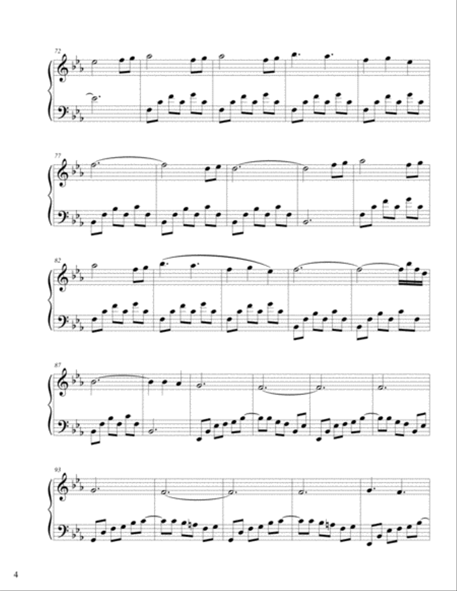 Reaching Reaching Piano Solo scores gallery preview page 4
