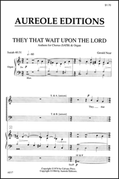 They That Wait upon the Lord