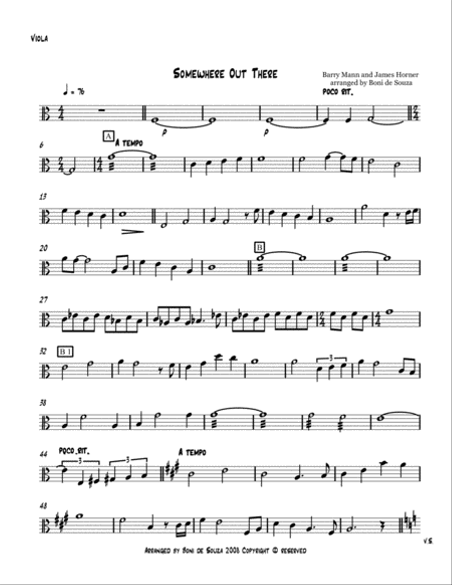 Somewhere Out There Large Ensemble scores gallery preview page 5