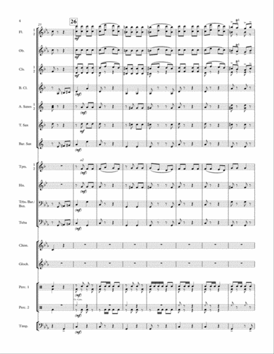 Minka, Minka - Traditional (Concert Band - Grade 2) - Arr. John M. Licari Concert Band scores gallery preview page 6