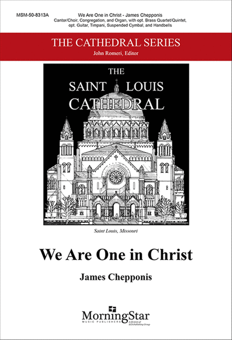 Book cover for We Are One in Christ (Choral Score)