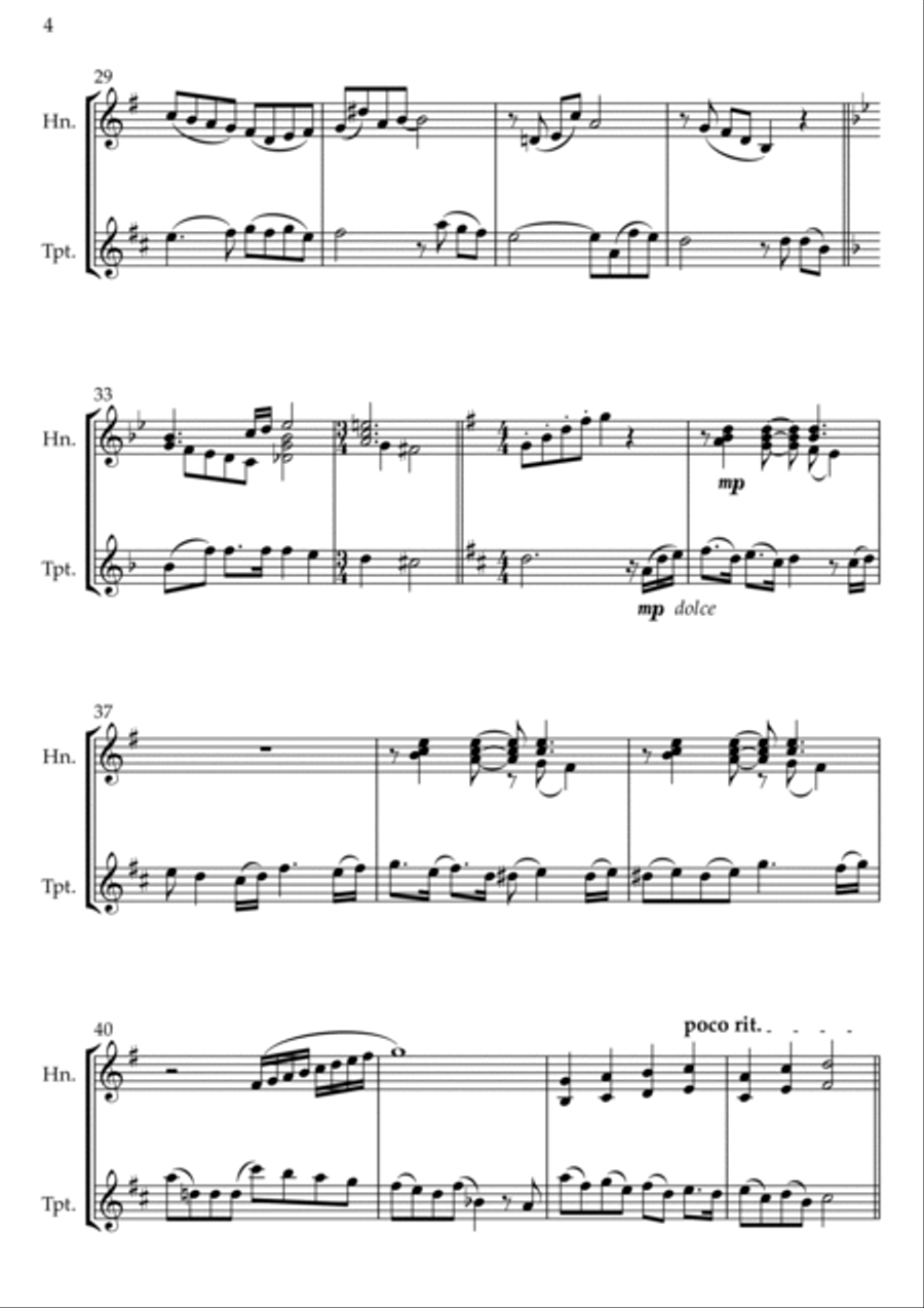 Overture Brass Duet scores gallery preview page 4