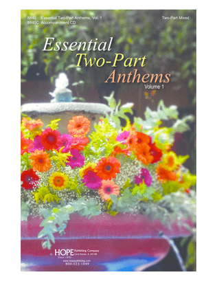 Book cover for Essential Two-Part Anthems, Vol. 1