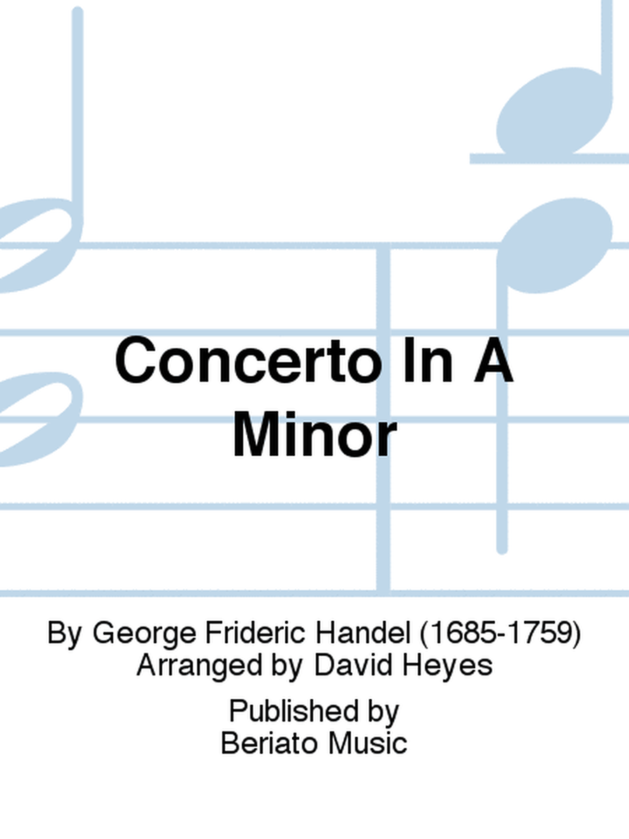 Concerto In A Minor