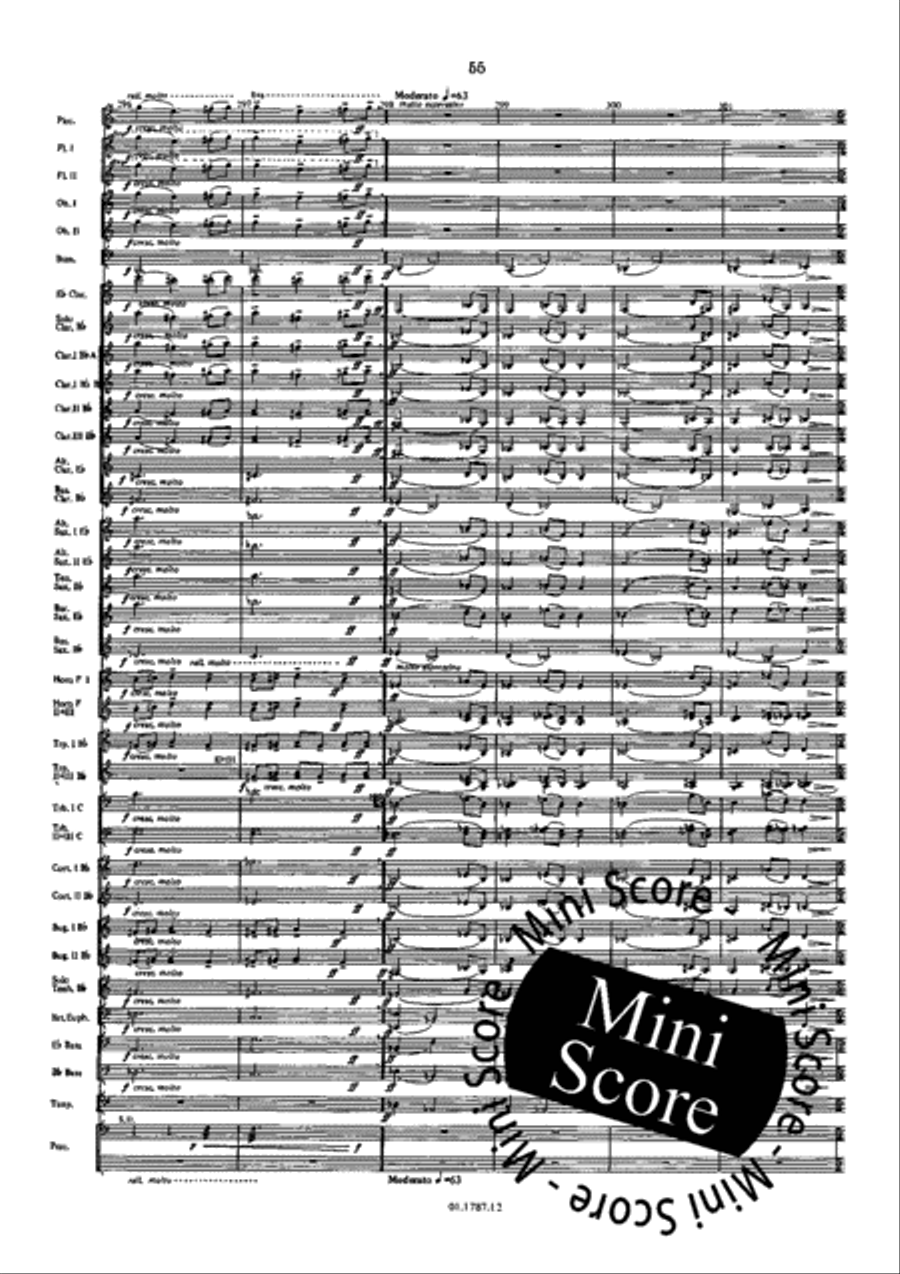Symphonie de l'Eau Concert Band scores gallery preview page 59