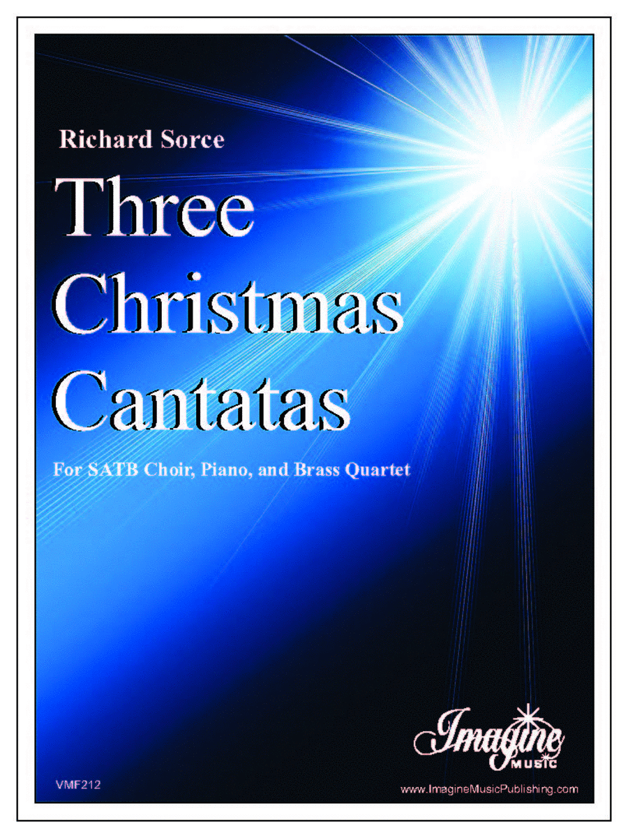 Three Christmas Cantatas 4-Part scores gallery preview page 1