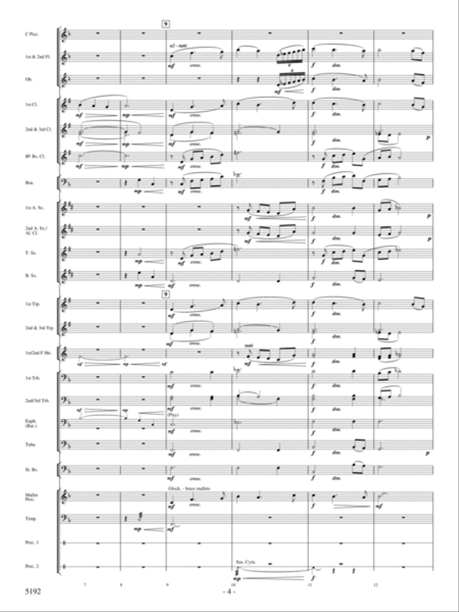 Main Street Celebration Concert Band scores gallery preview page 3