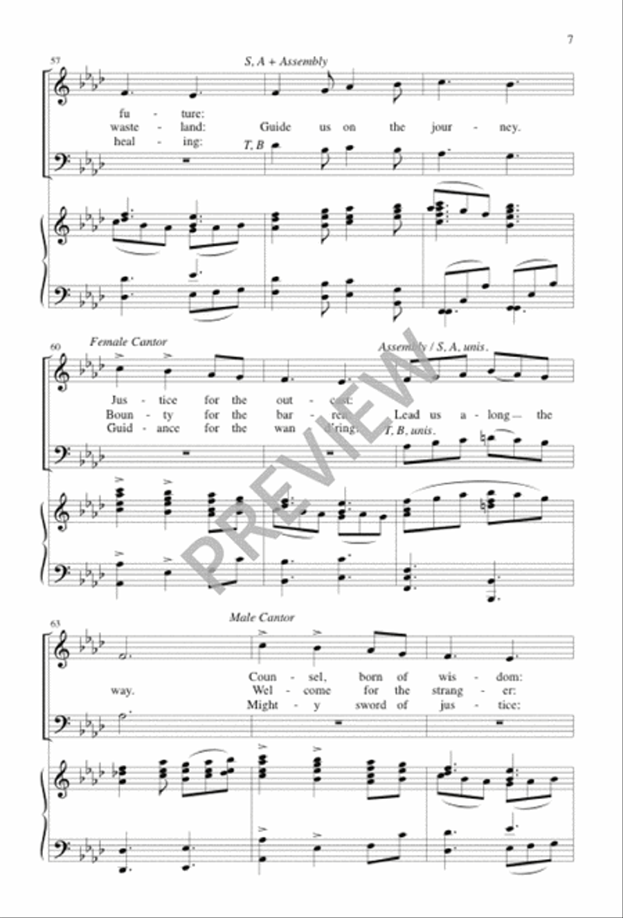 To the Ends of the Earth 4-Part scores gallery preview page 7
