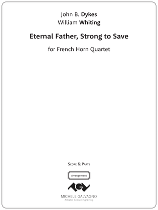 Book cover for Eternal Father, Strong to Save — for French Horn Quartet