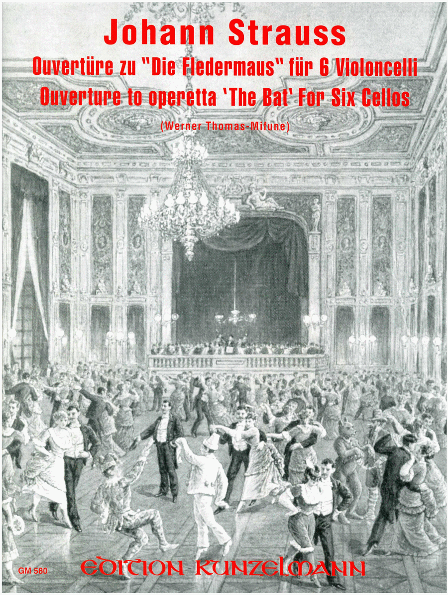 Overture to 'The bat' Cello scores gallery preview page 1