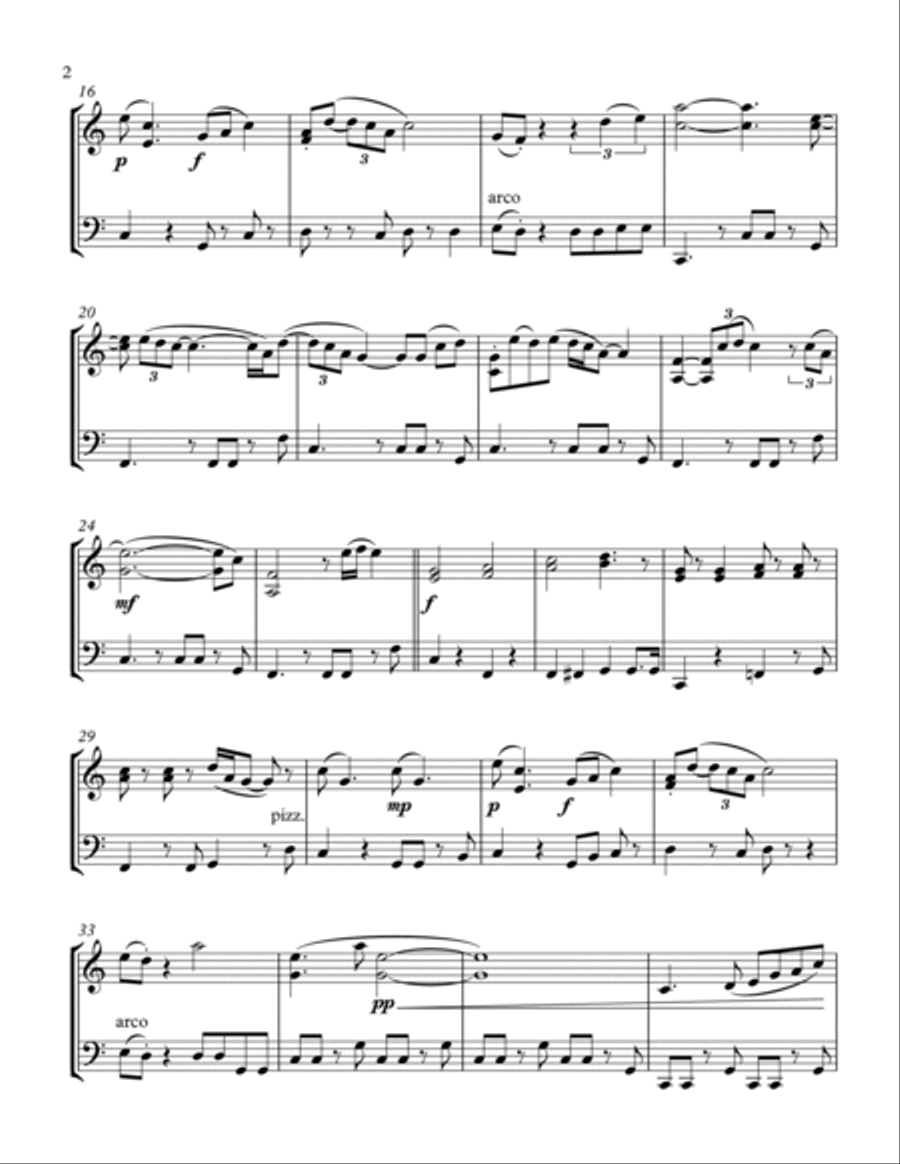 My Girl String Duet scores gallery preview page 5
