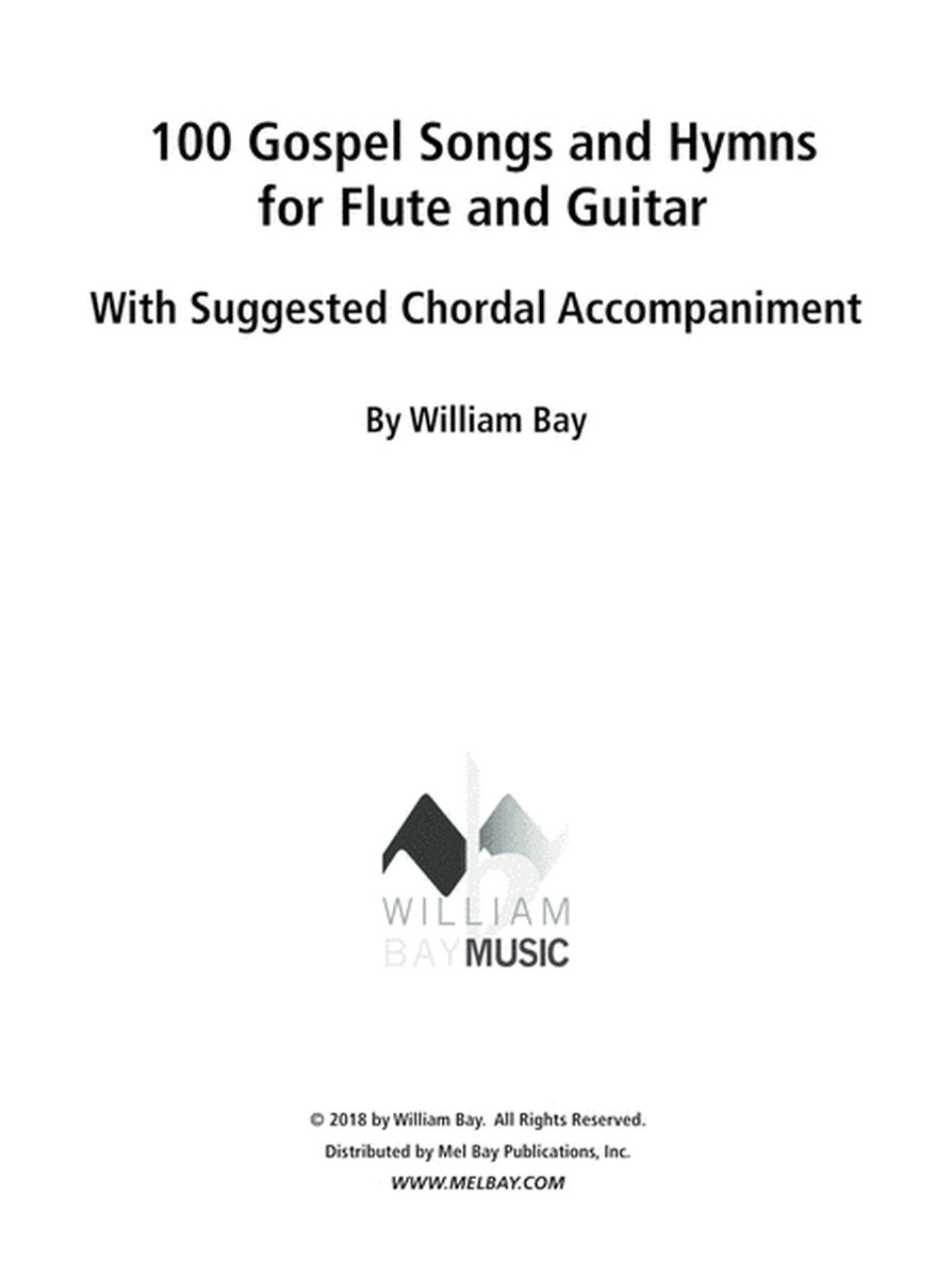 100 Gospel Songs and Hymns for Flute and Guitar